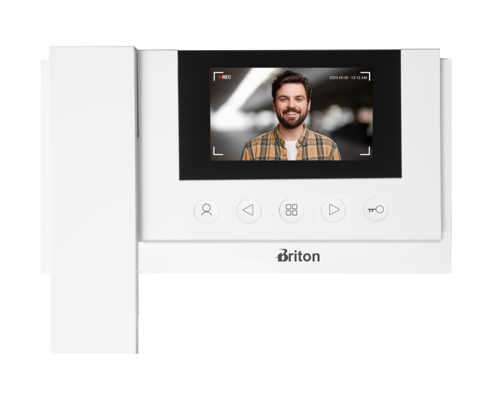 گوشی تصویری مدل برایتون ۷۰۴۰ سفید | ۷ اینچ وای فای سفید، BAM-7040-WIFI-wh، آیفون تصویری لمسی ۷ اینچ مدل ۷۰۴۰،خرید گوشی تصویری مدل ۷۰۴۰ | ۷ اینچ وای فای.