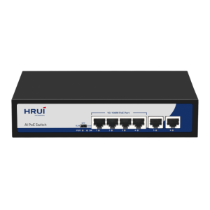سوئیچ PoE HR900-AF-42N با ۴ پورت PoE و ۲ پورت Uplink