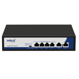 hr900-afg-42n-gigabit-poe-switch. سوئیچ PoE گیگابیتی HR900-AFG-42N با ۴ پورت PoE و ۲ پورت Gigabit Uplink