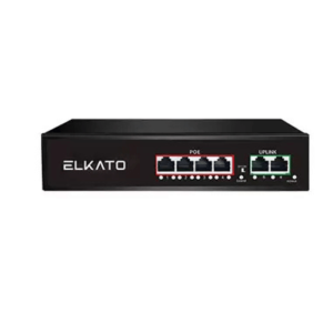 ChatGPT said: سوئیچ شبکه 4 پورت PoE الکاتو مدل ELKATO EL-1SB0420BP-65W.