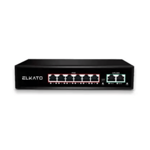 سوئیچ شبکه 6 پورت PoE سریع الکاتو مدل ELKATO EL-1SB0620BP-75W.