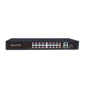 سوییچ شبکه ۱۶ پورت PoE الکاتو مدل EL-1SB1620GP-250W با آپلینک گیگابیتی