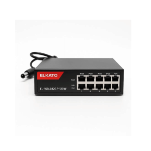 سوئیچ شبکه 8 پورت PoE الکاتو مدل ELKATO EL-1SBL082GP-120W