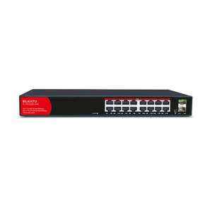 سوییچ شبکه ۱۶ پورت گیگابیتی PoE الکاتو مدل EL-1SG1602GP-250W با ۲ پورت SFP