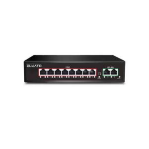 سوئیچ شبکه 8 پورت PoE سریع الکاتو مدل ELKATO EL-1SB0820BP-120W