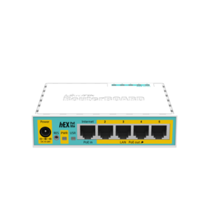 روتر میکروتیک RB750UP hEX PoE lite با PoE داخلی | خرید از بیب‌کالا با ارسال سریع به اهواز